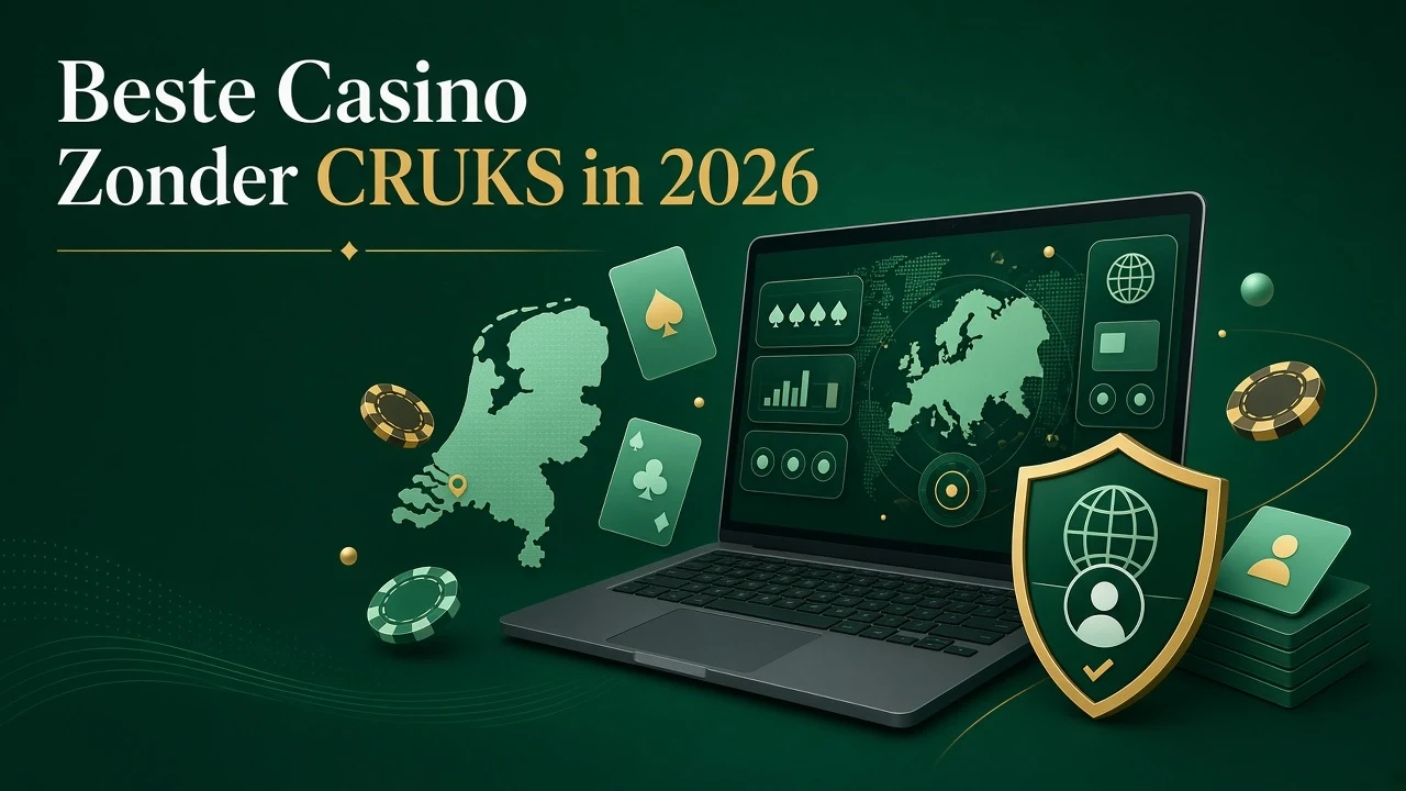 Top 7 beste casino zonder CRUKS 2026